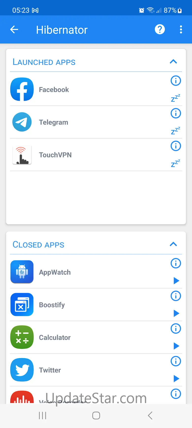 Hibernator : Force Stop Apps 2.32.2