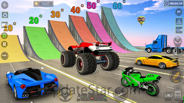 Superhero Car Stunt Game 3D 4.8