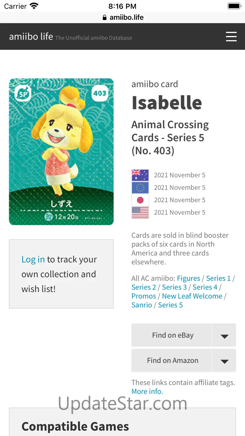 Tagmiibo: Write NFC Tags 9.6