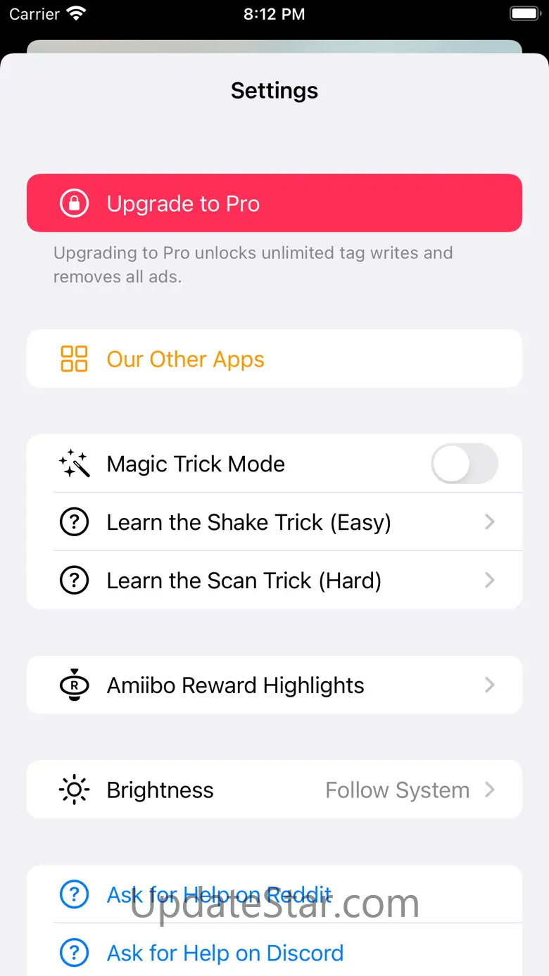 Tagmiibo: Write NFC Tags 9.6