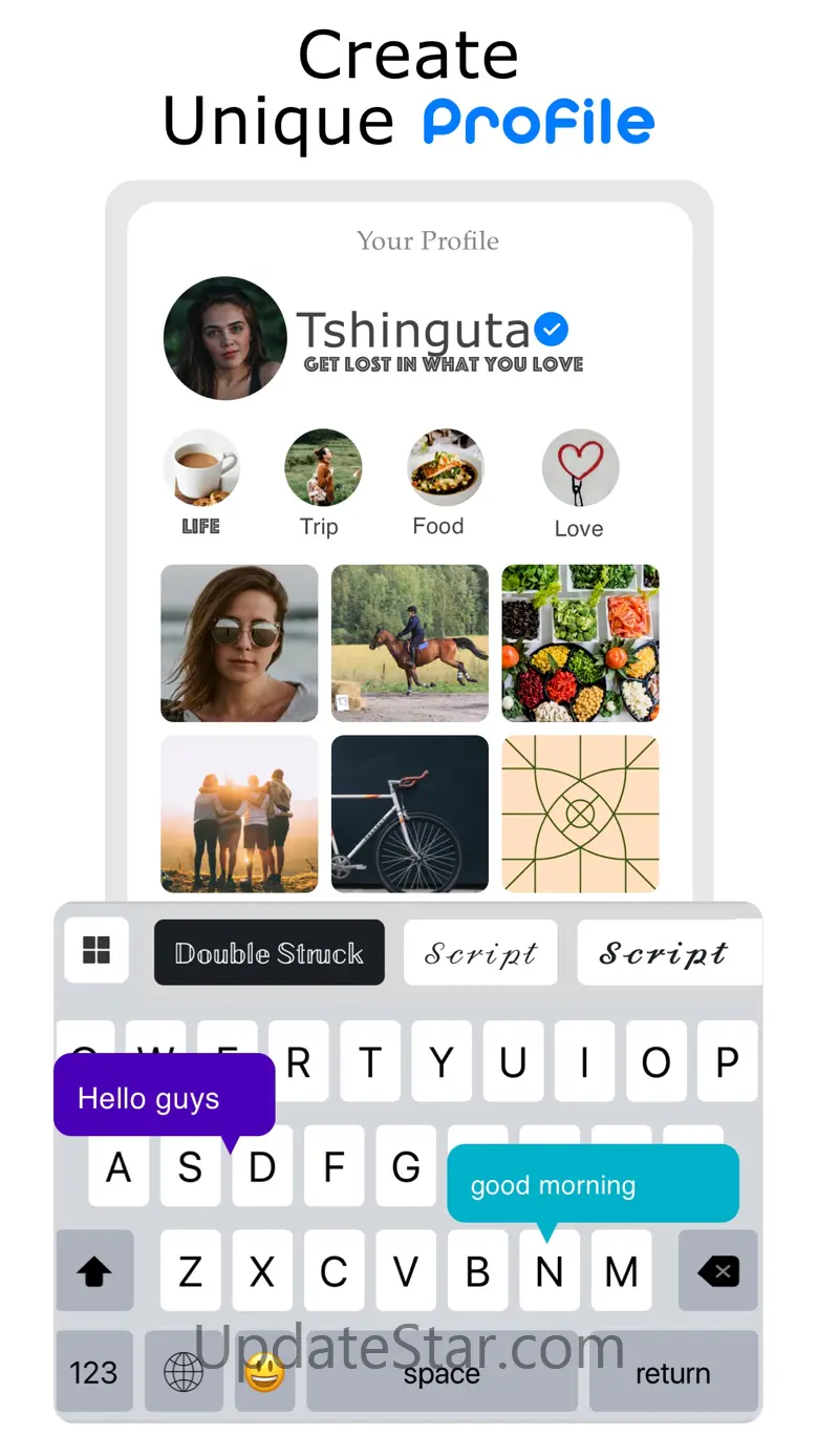 Font Keyboard:Fancy Text & Gif 2.1