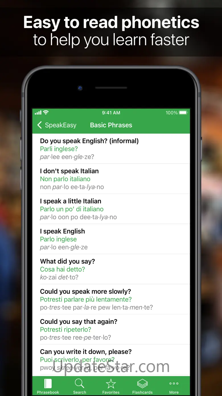 SpeakEasy Italian Phrasebook 4.5.2