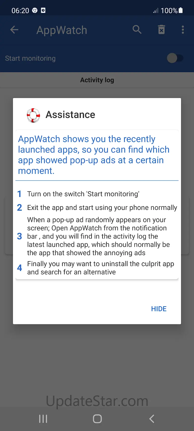 AppWatch - Popup Ad Detector 1.13.0