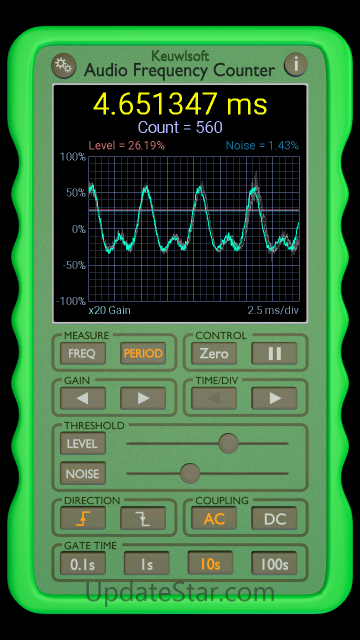 Audio Frequency Counter 1.19