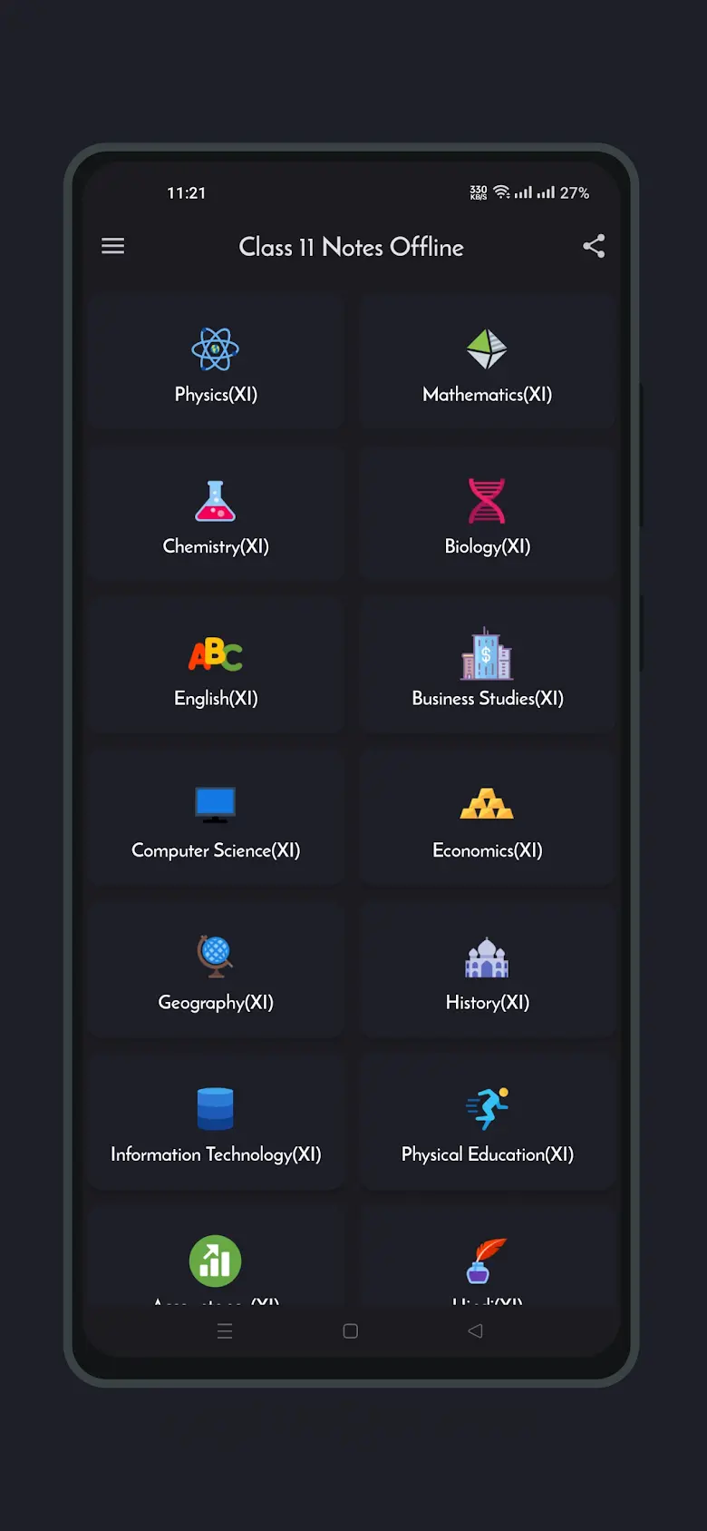 Class 11 Notes Offline 7.00