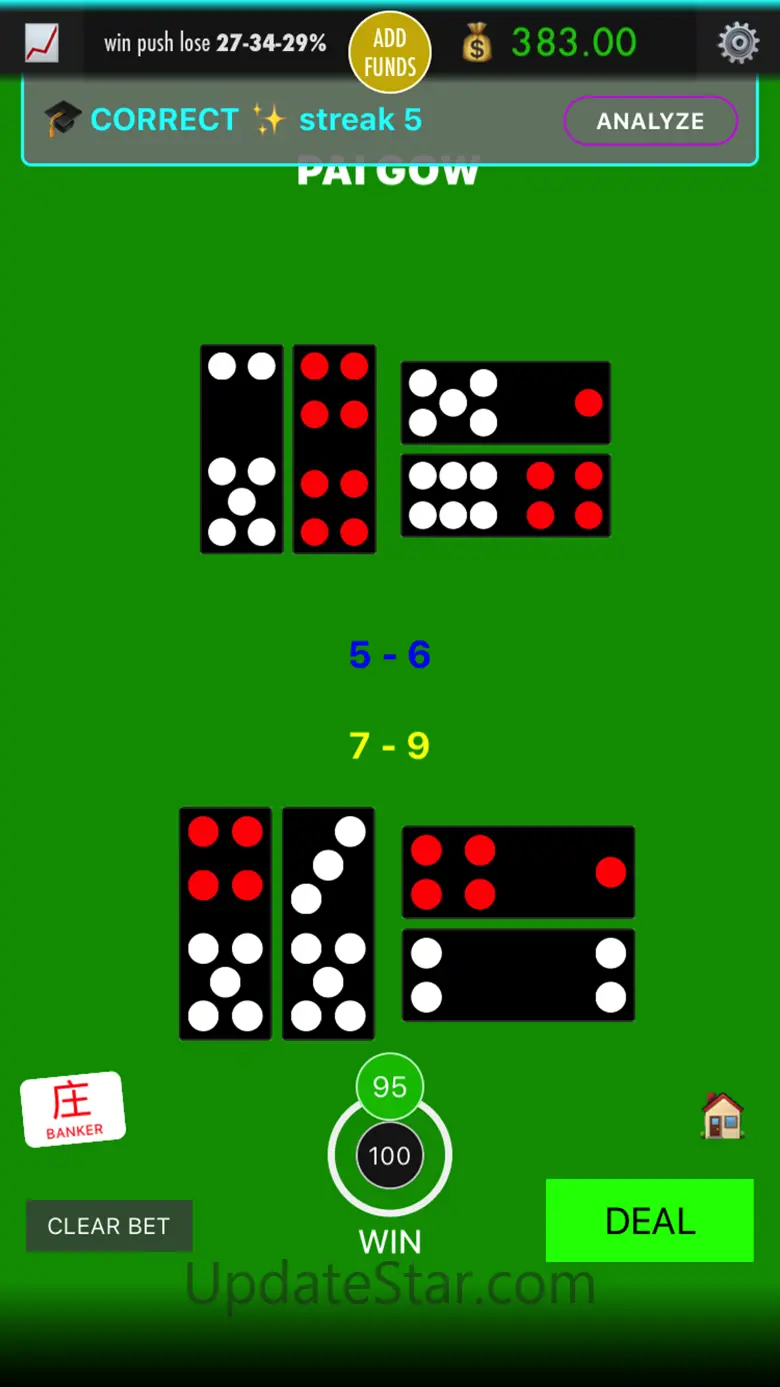 Practice Pai Gow Tiles 2.7