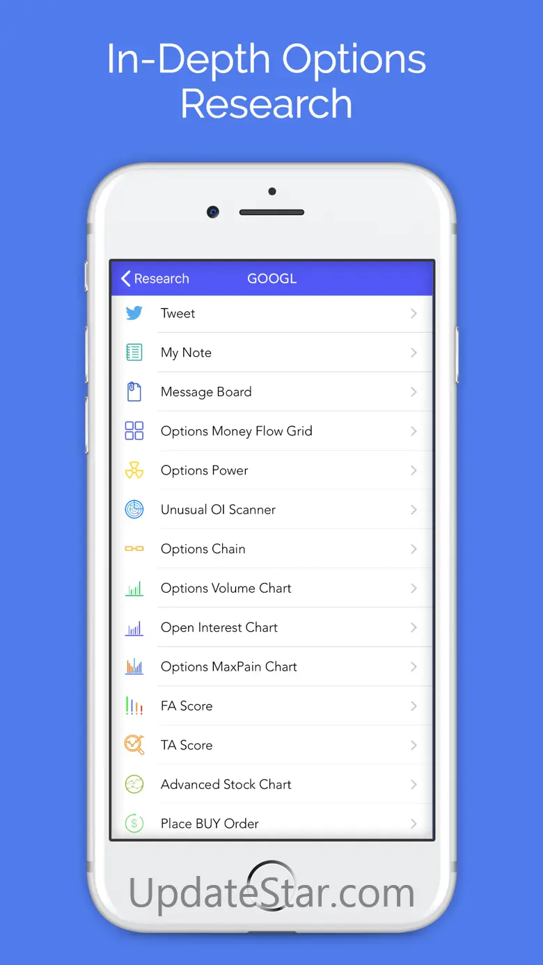 Options : Stock Option Center 4.3.1
