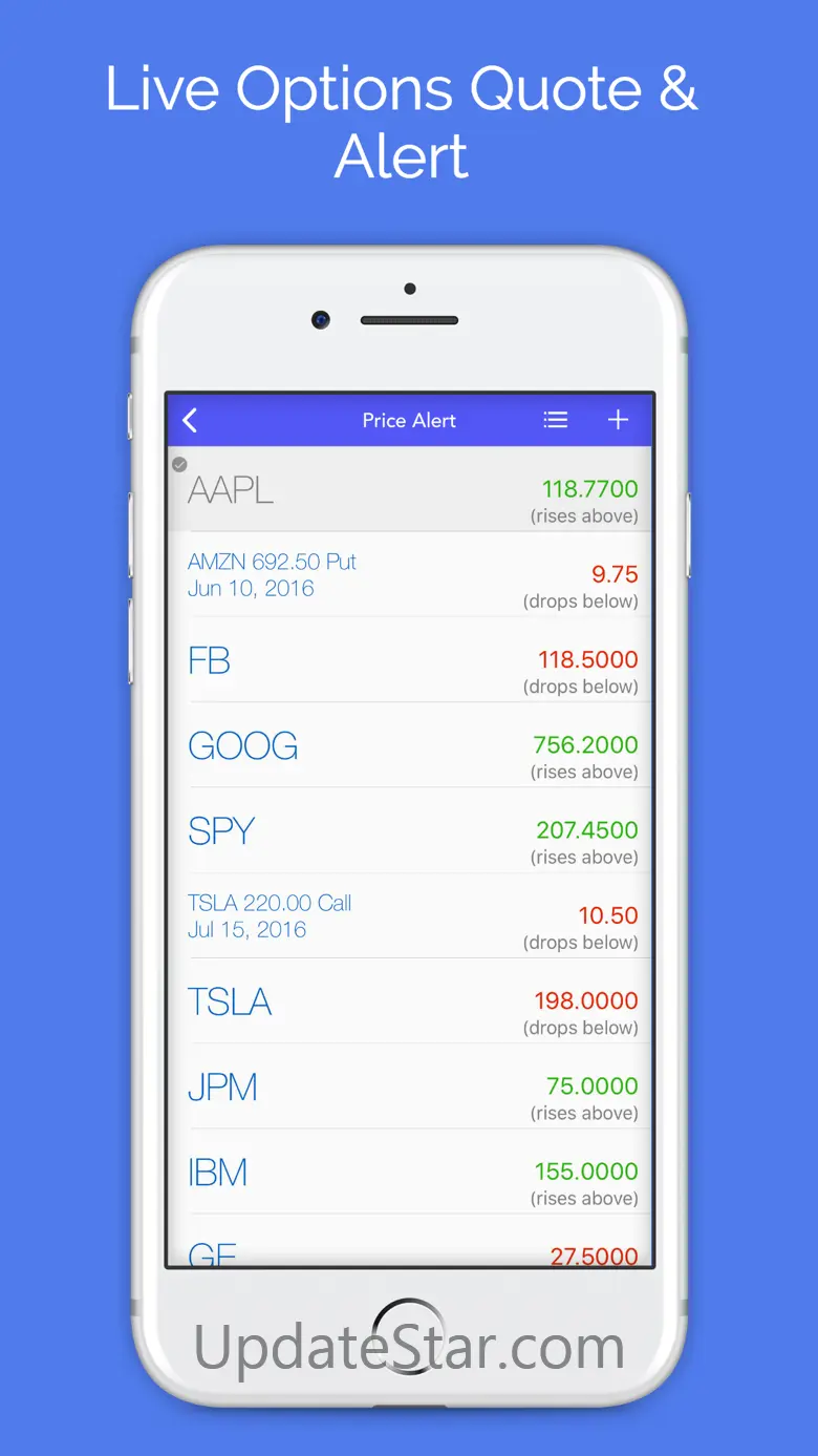 Options : Stock Option Center 4.3.1