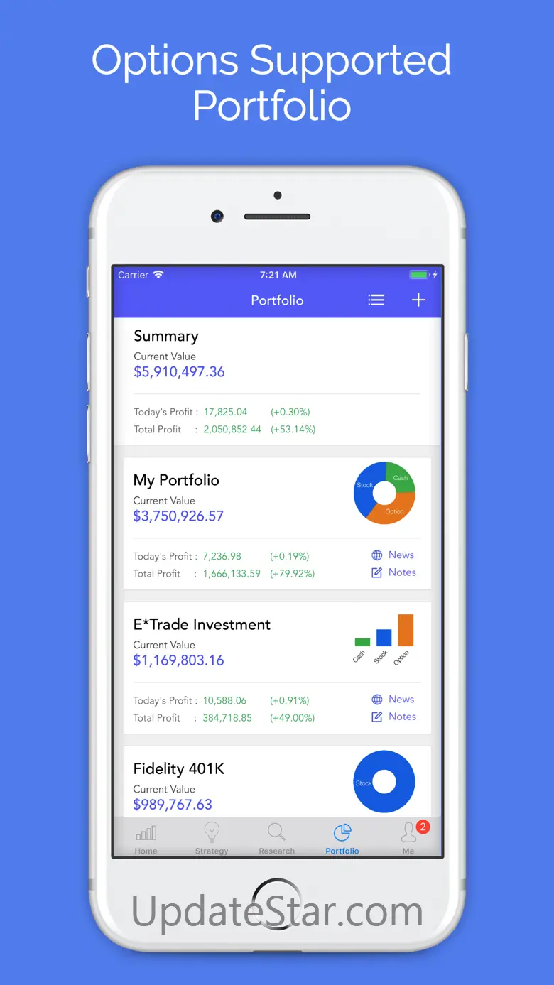 Options : Stock Option Center 4.3.1