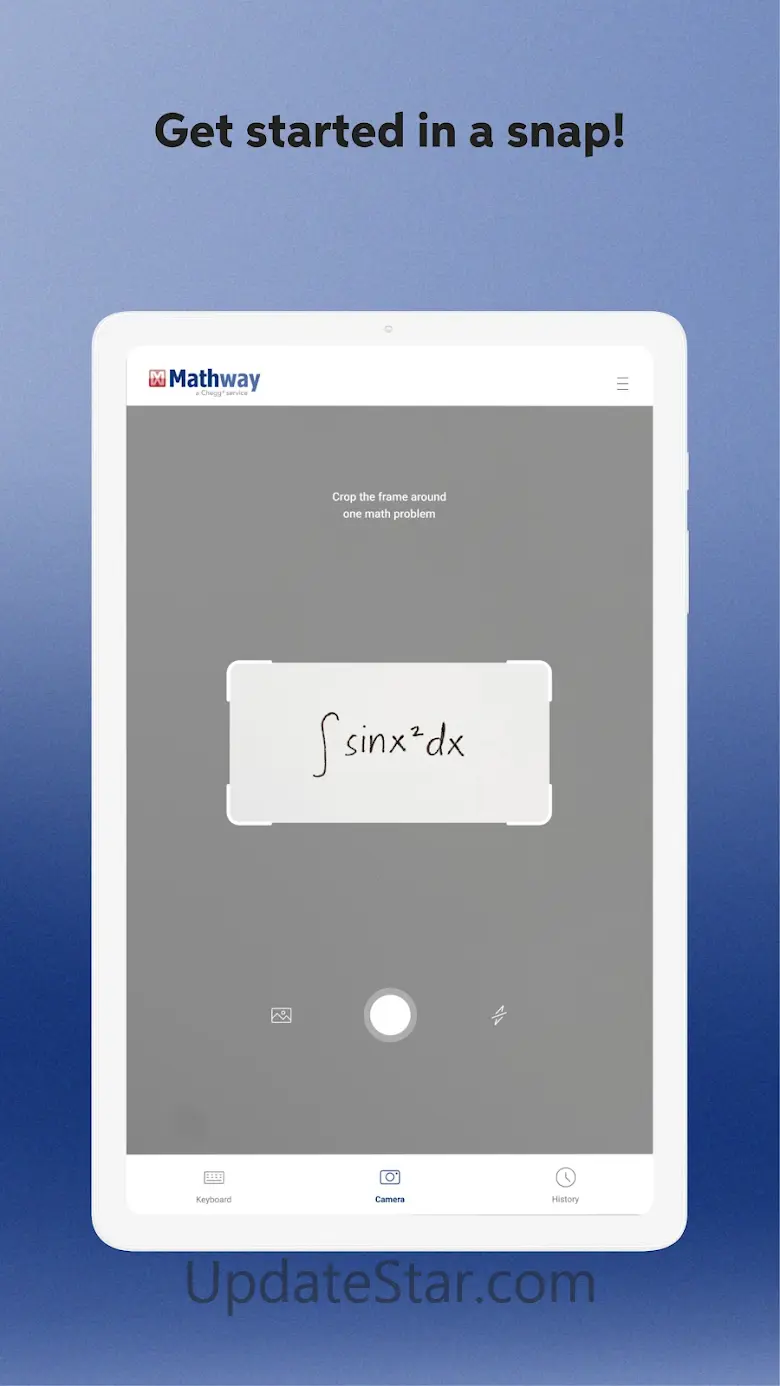 Mathway: Scan & Solve Problems 5.11.0