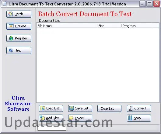 Ultra Document To Text ActiveX Component 2.0.2013.612