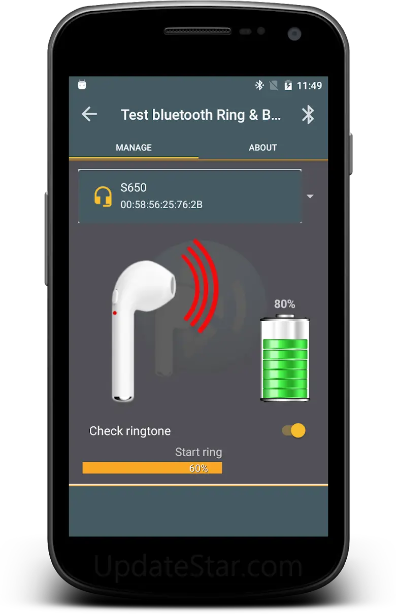 Bluetooth headset check 2.4