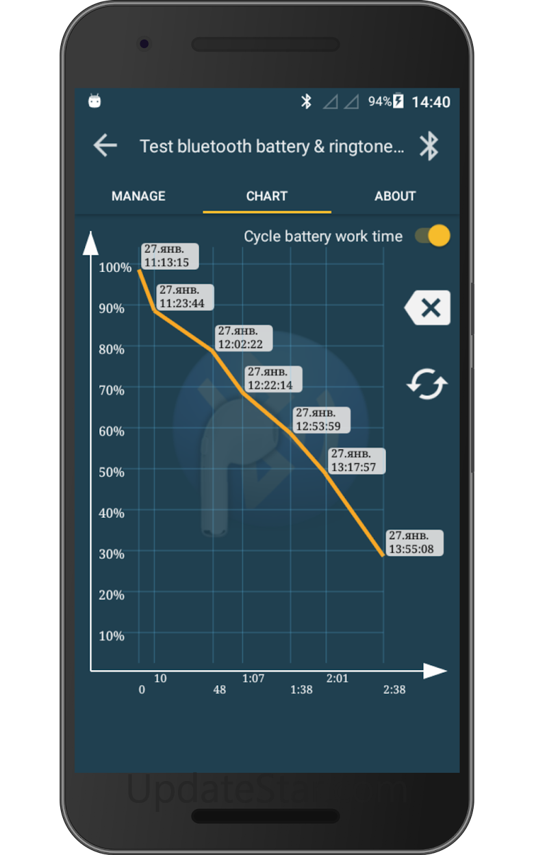 Bluetooth headset check 2.4