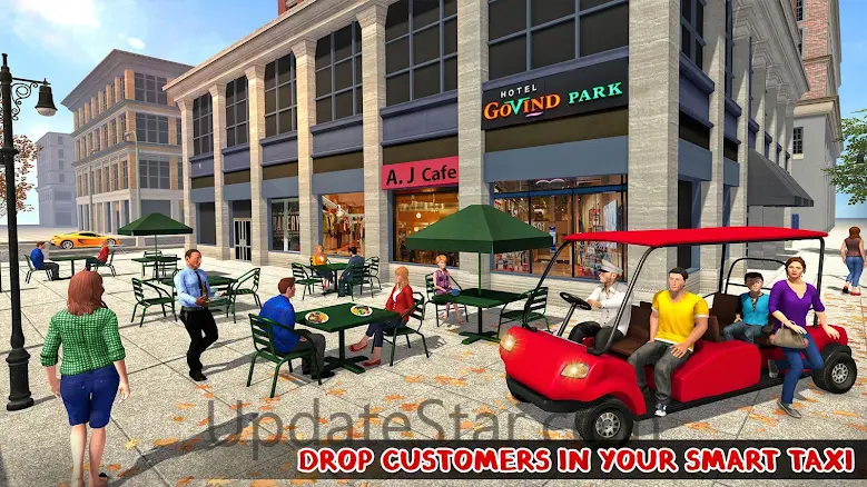 Electric Car Taxi Driving Game 1.1.3