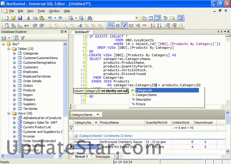 Universal SQL Editor 1.9.3.1