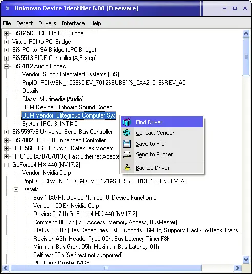 Unknown Device Identifier 9.1