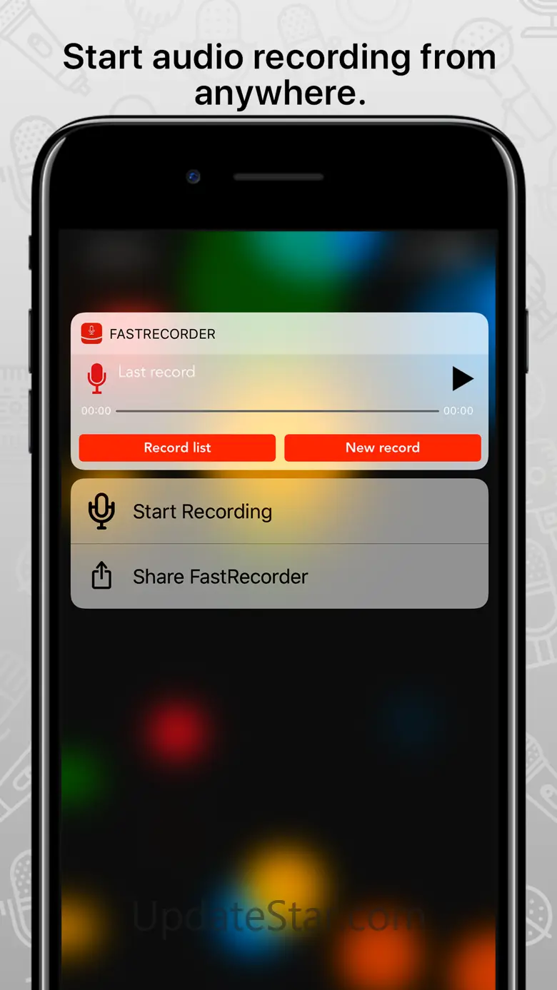 FastRecorder audio recording 2.6