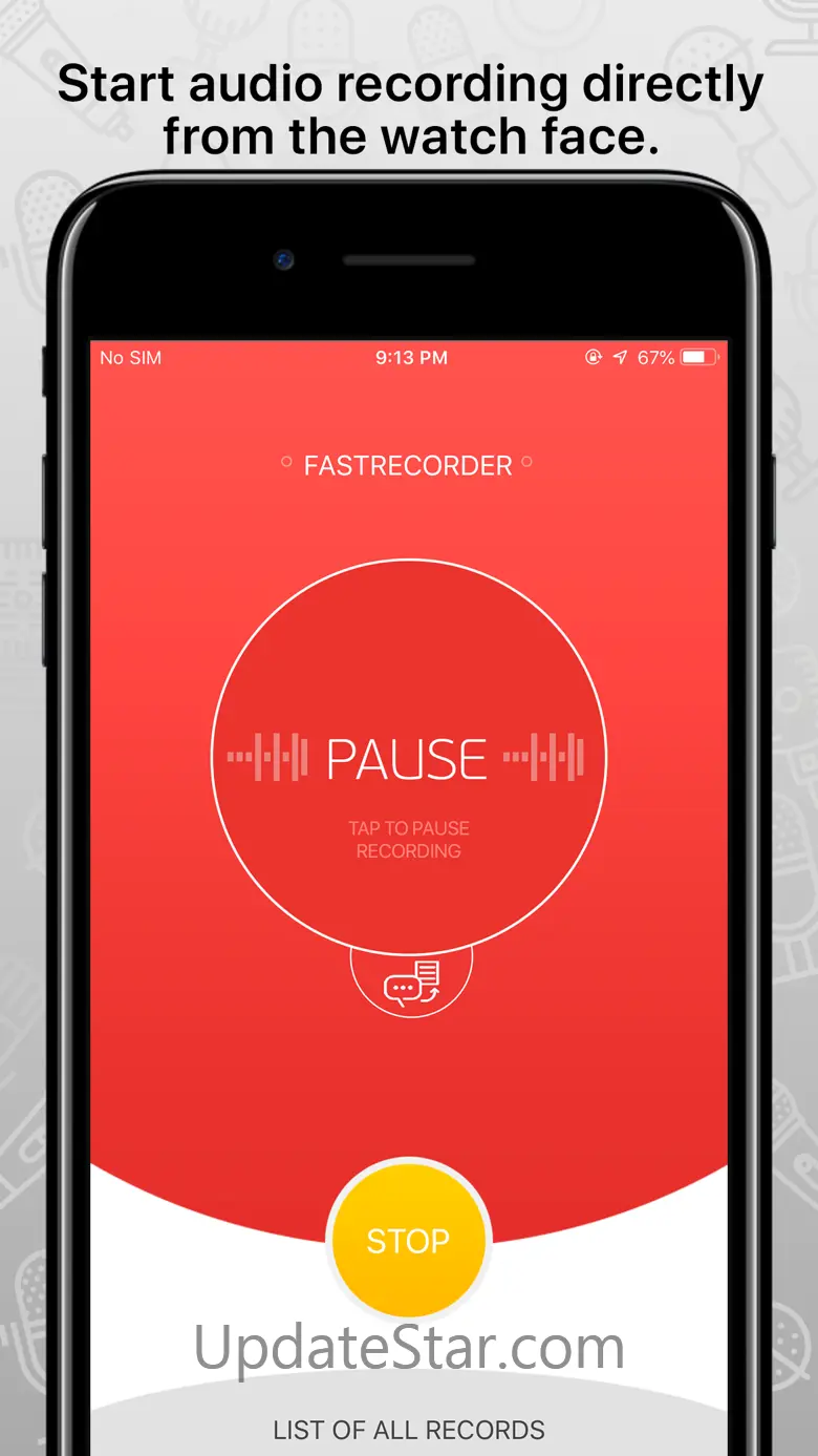 FastRecorder audio recording 2.6