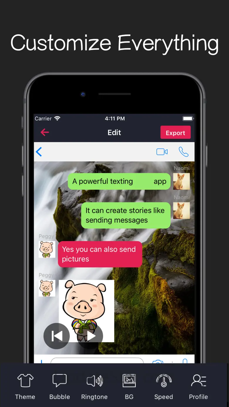 Text Message Chat Video Maker 2.0