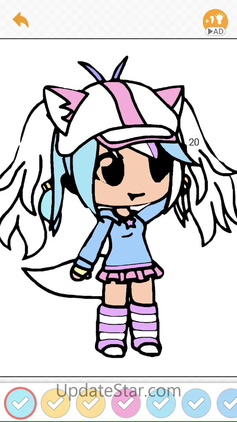 Princess Gacha ARTS Coloring! 1.0.0