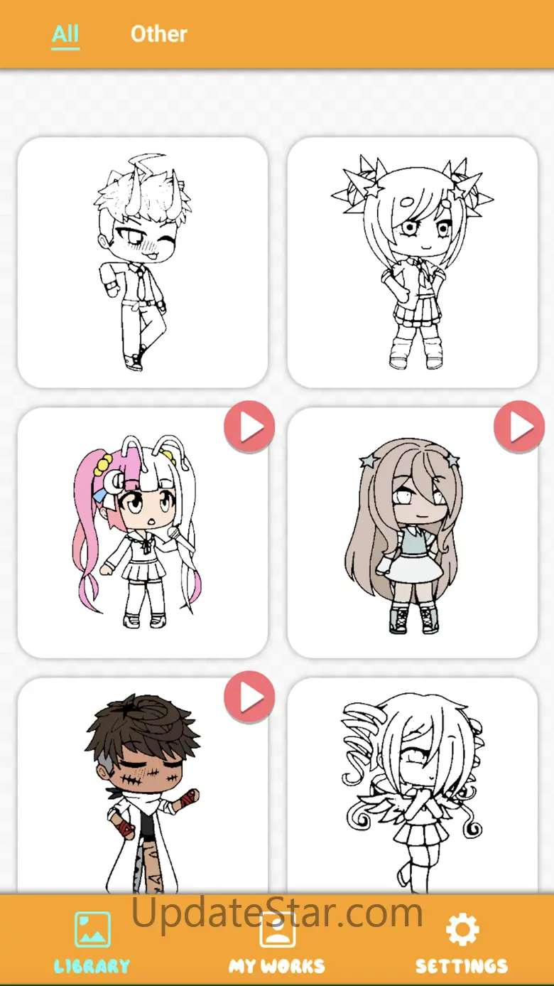 Princess Gacha ARTS Coloring! 1.0.0