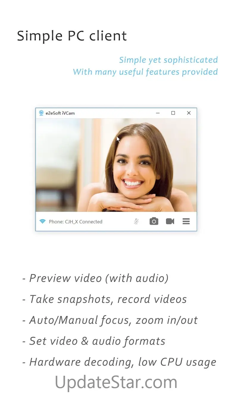 iVCam Webcam 7.3.2