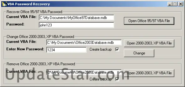 VBA Password Recovery 1.0