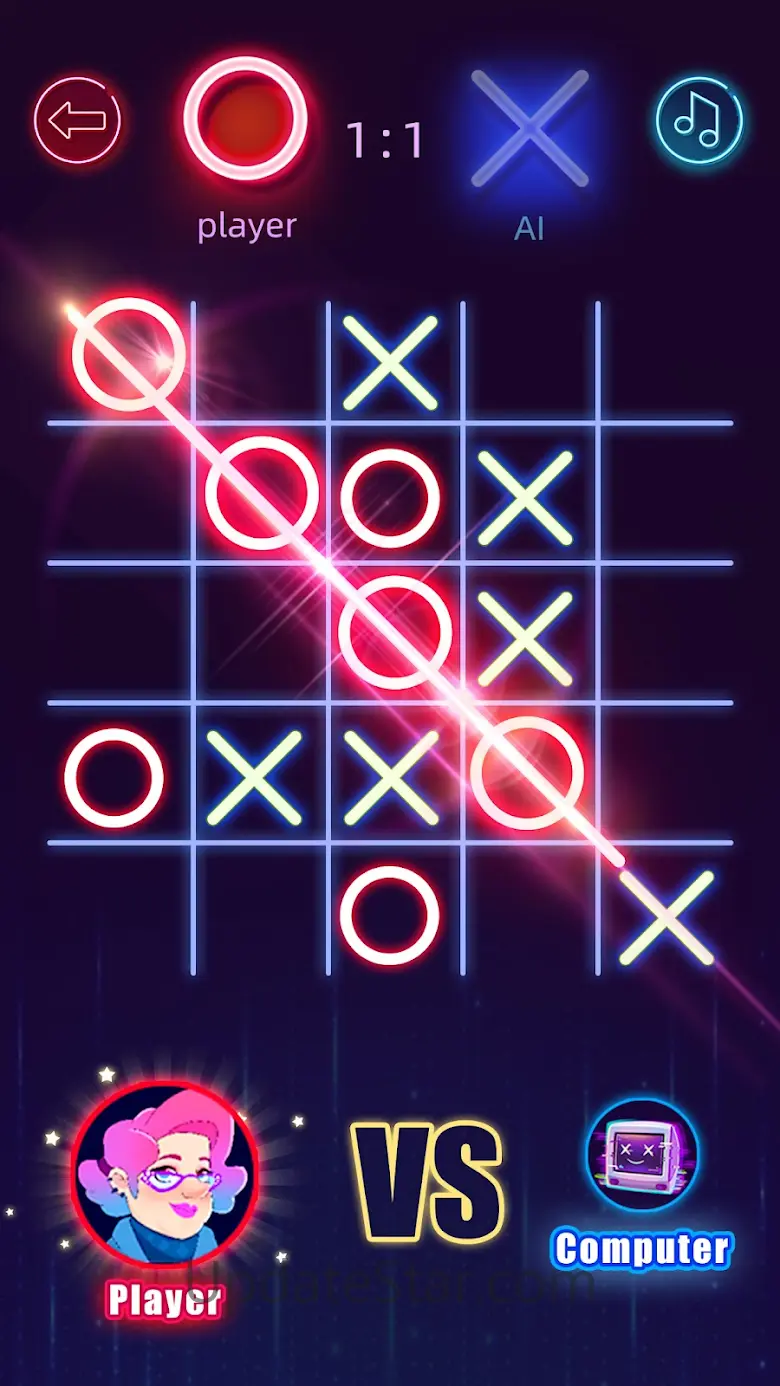 Tic Tac Toe Games: OX 3.1101