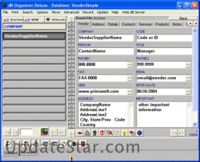 Vendor Organizer Deluxe 4.11