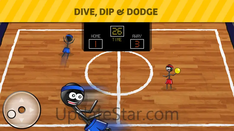 Stickman 1-on-1 Dodgeball 2.0