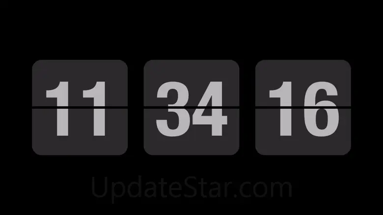 Fullscreen Clock - Countdown 6.8