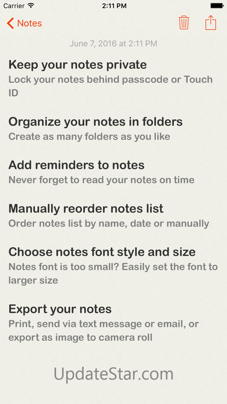 Lock Notes - Passcode Protect 2.2.17