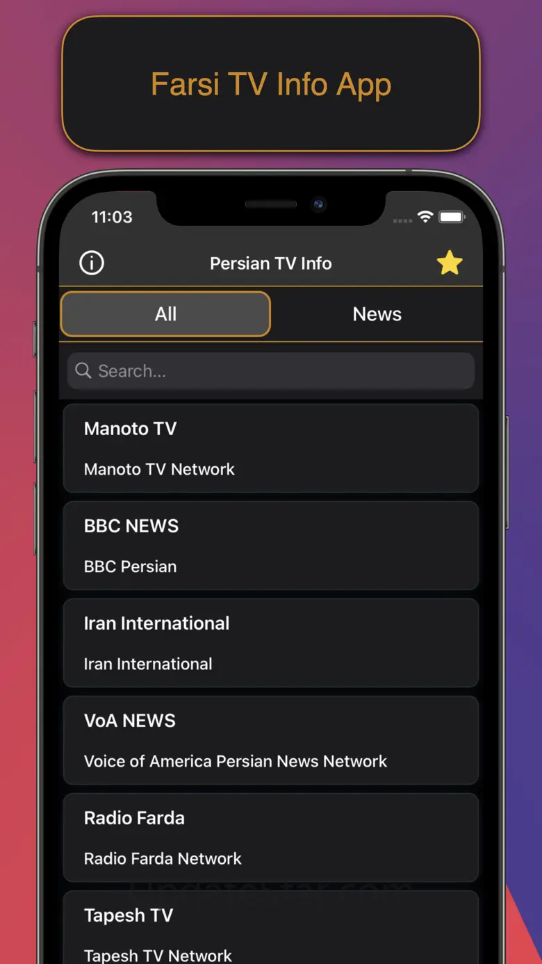 Farsi TV Info 1.0.2