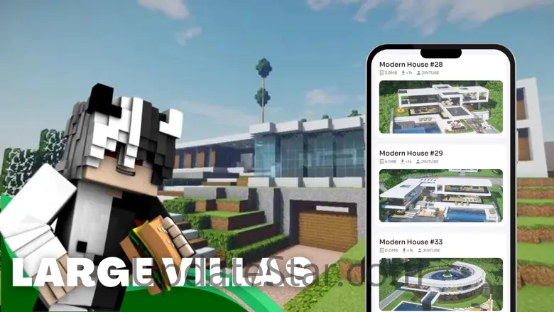Modern Houses for Minecraft MC 1.1.21