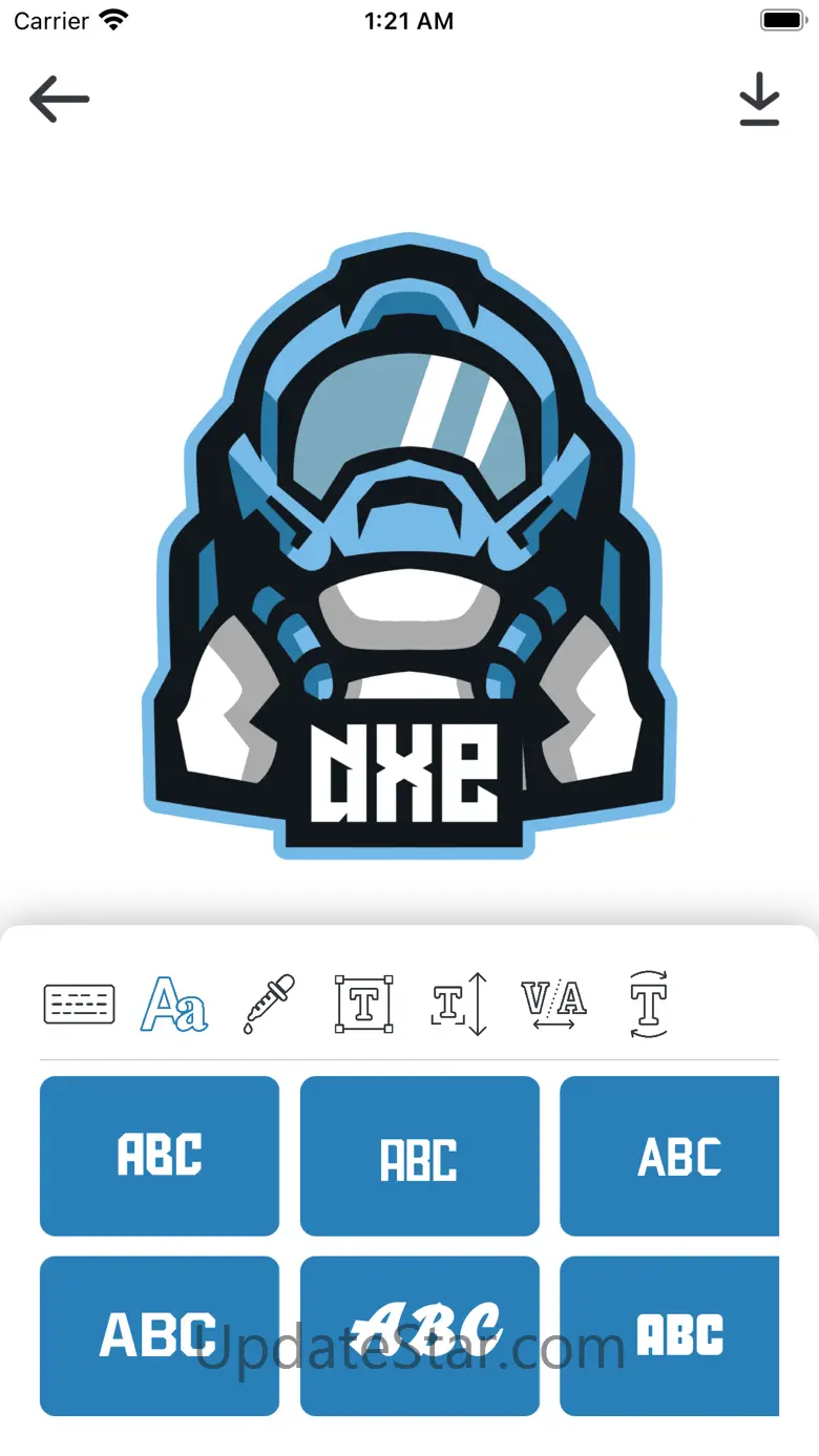 Logo Esport Gaming Maker - Axe 1.7