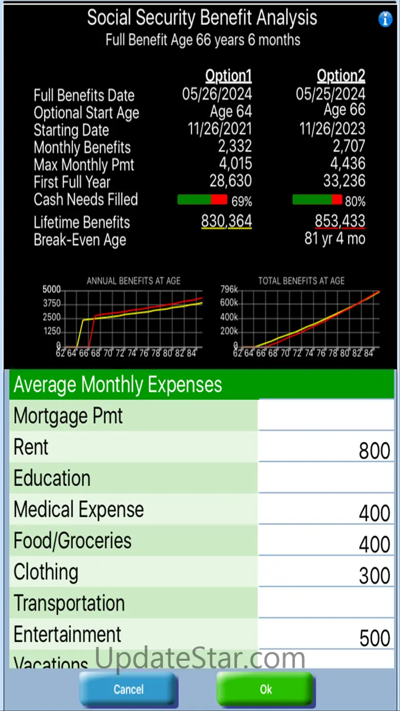 Social Security Optimizer:Boss 3.3