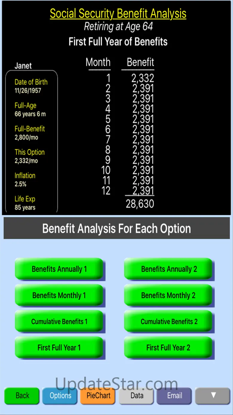 Social Security Optimizer:Boss 3.3