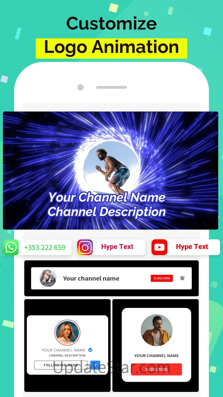 Hype Text - YT Intro Maker 2.6