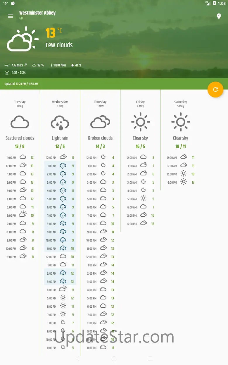 Simple weather & clock widget 1.0.55