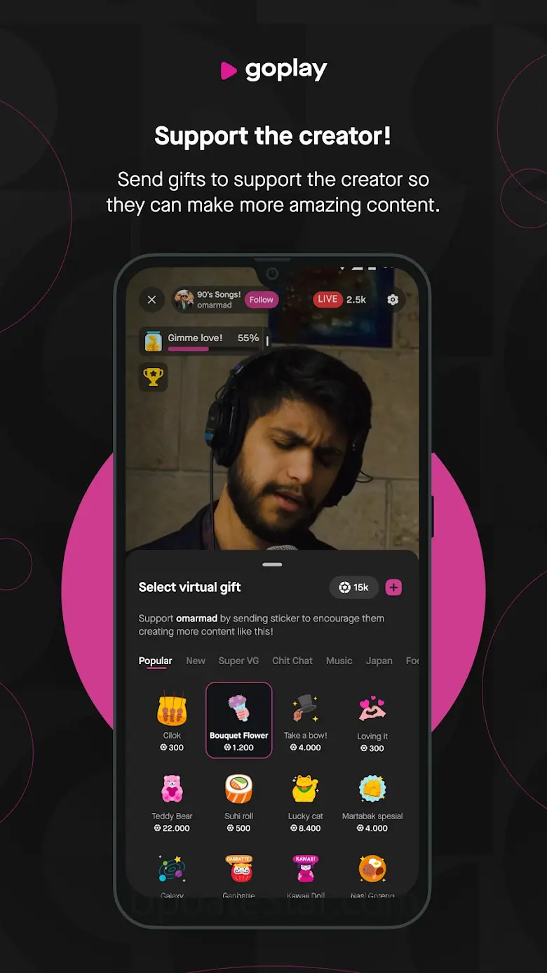 Goplay Live Stream Chat & Gift 2.8.1
