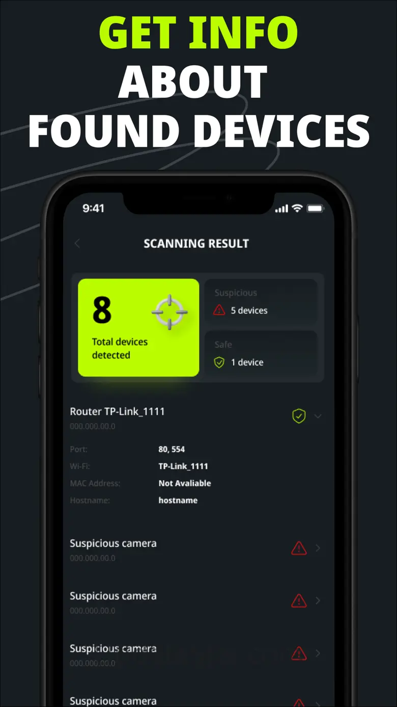 Hidden camera detector aрр 1.0.0