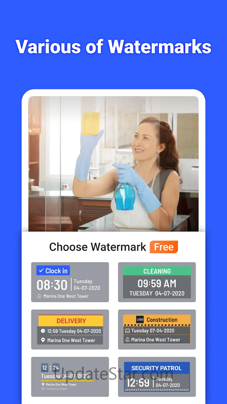 Marki:  timestamp & GPS camera 3.9.15