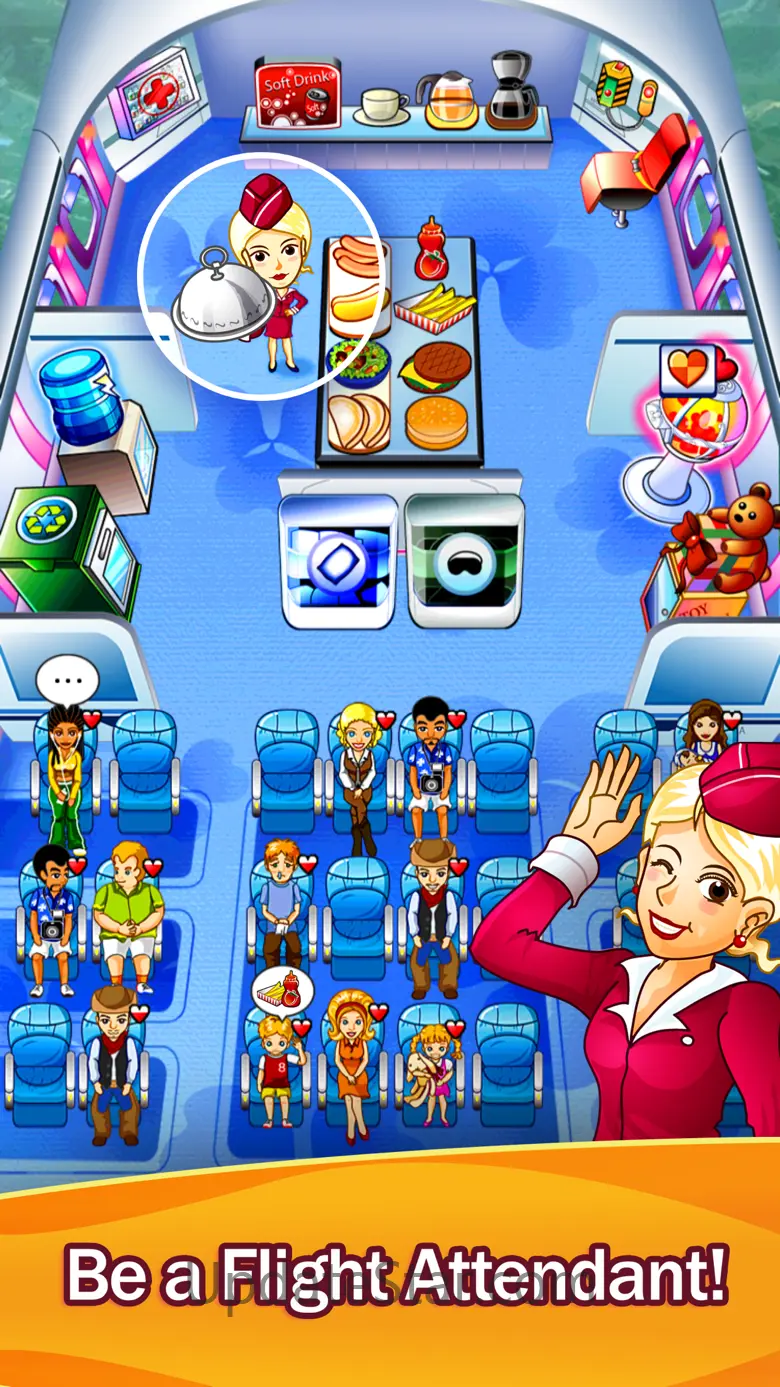 First Class Flurry HD - Flight Attendant Time Management Game 1.10