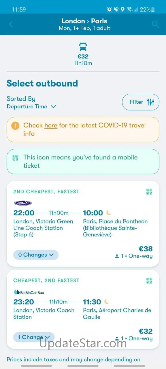 Busradar: Bus Trip App 4.0