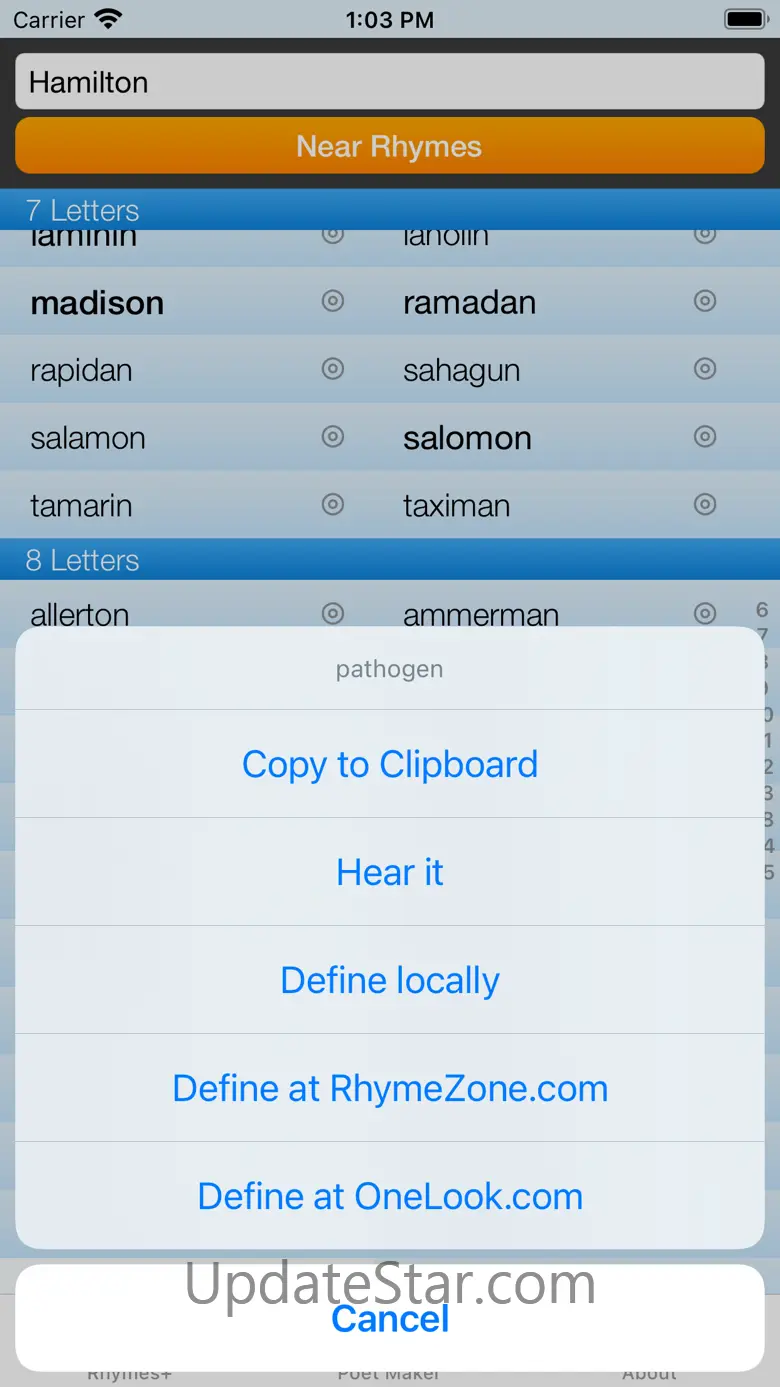 RhymeZone 2.7