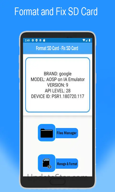 Format SD Card - Memory Format 6.0