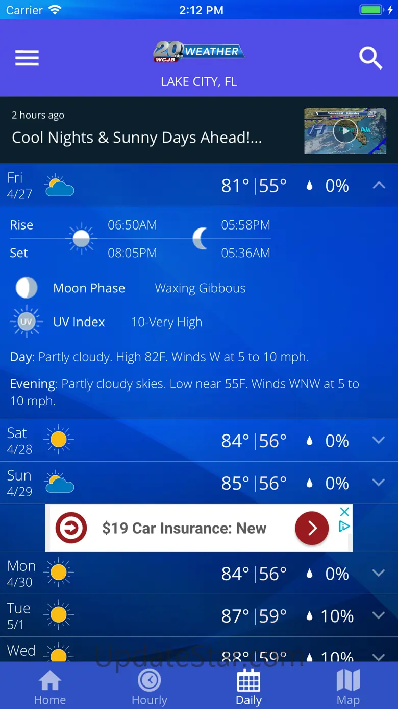 WCJB TV20 Weather App 5.15.404