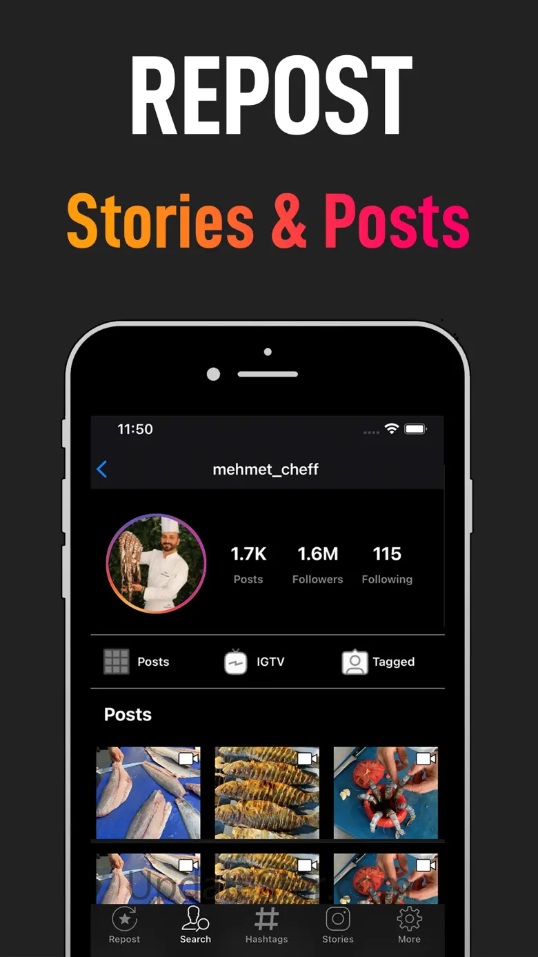 Reposter Instant Save InSaver 1.8.8