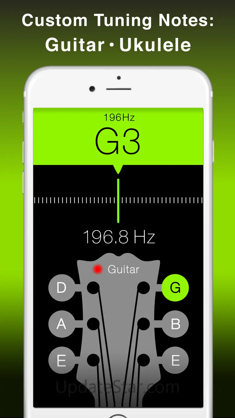 Free Guitar and String Instruments Chromatic Tuner with Tone Generator - Apple Watch Edition 1.0