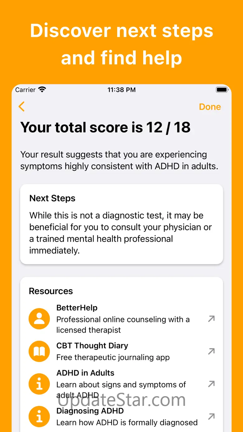 ADHD Test (Adult) 2.0.8